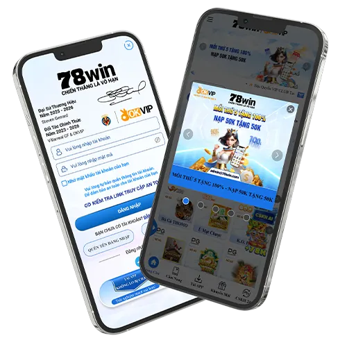 Điện thoại di động hiển thị giao diện game nổ hũ của 5xyz win