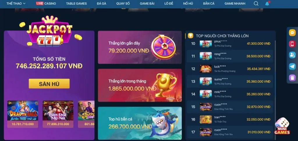 Hoàn trả không giới hạn 5xyz win